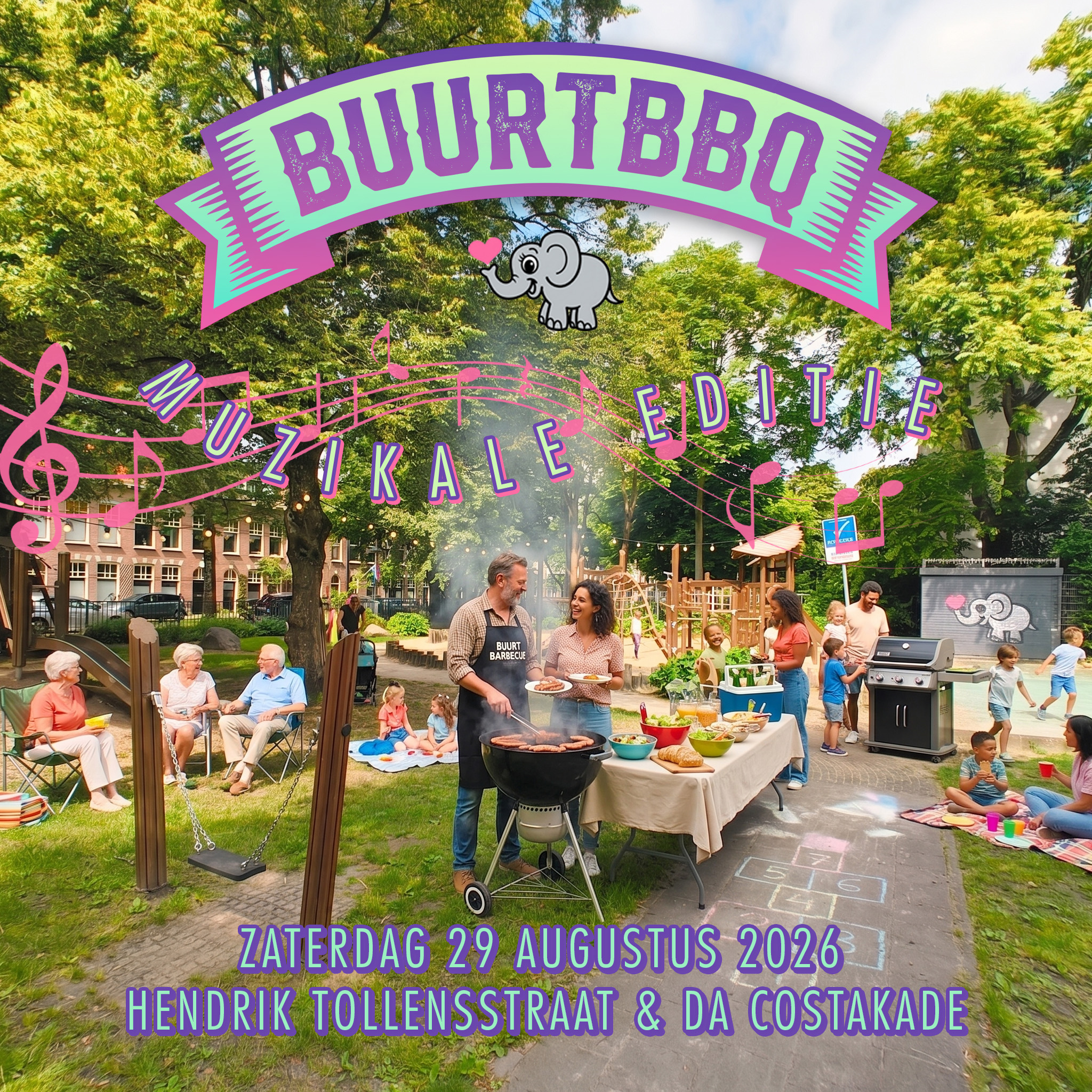 Uitnodiging Buurt BBQ 29 augustus 2026